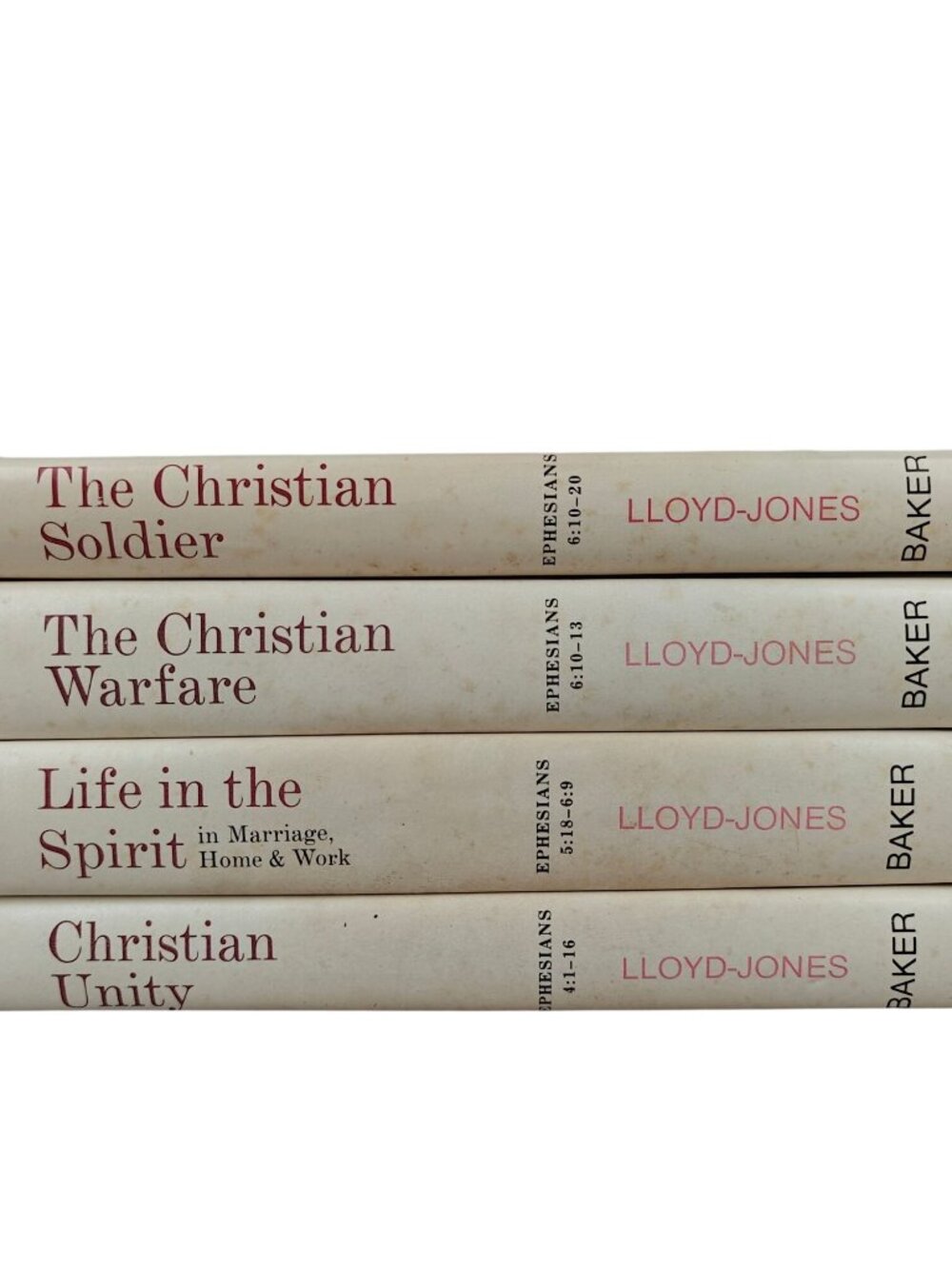 D. Martyn Lloyd-Jones Hardcover Book Lot Of 4 Books Ephesians Study Christian